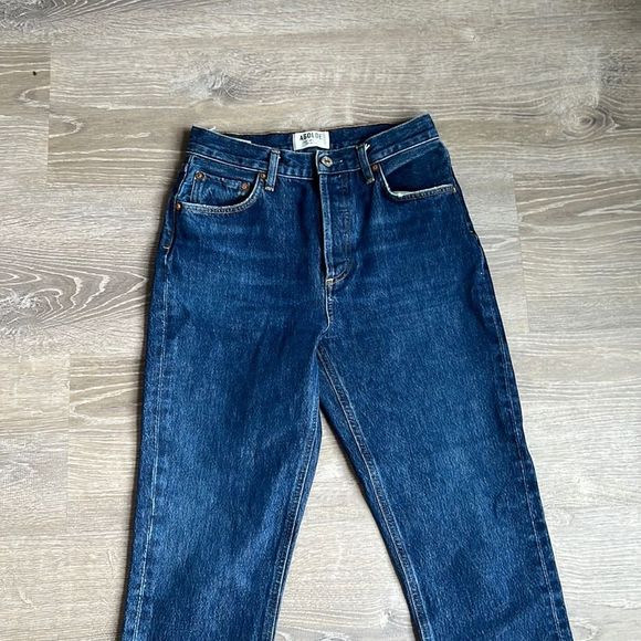 AGOLDE Remy High Rise Straight in Film - Picture 5 of 12